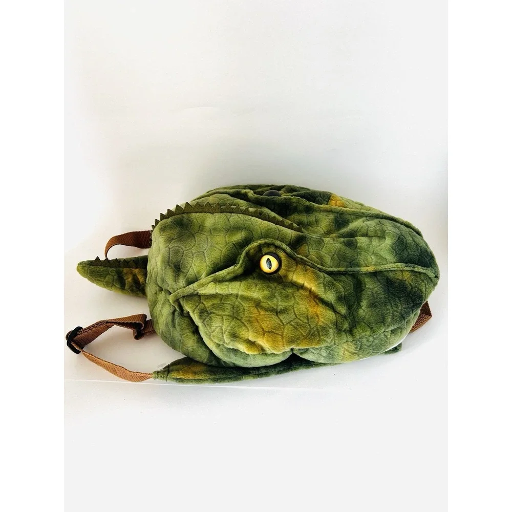 Jurassic Park Universal Studios Plush Velociraptor‎ Head Mini Backpack 14